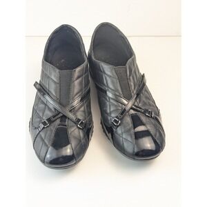 Cole Haan Women's Black Quilted Slip-On Flats - Size 9